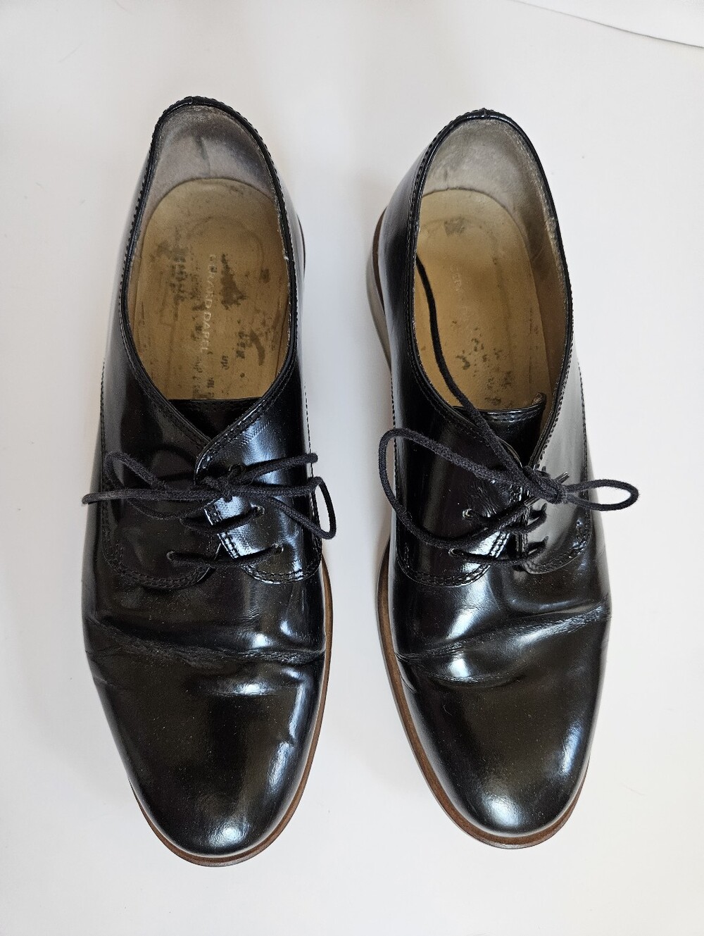 Gerard Darel Black Patent Dress Oxfords